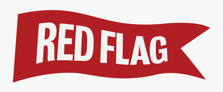 Clip Art Red Flag Images - Red Flag Logo, Transparent Clipart