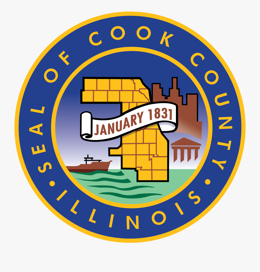 Cook County Seal, Transparent Clipart