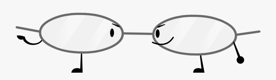 Nerd Glasses - Circle, Transparent Clipart