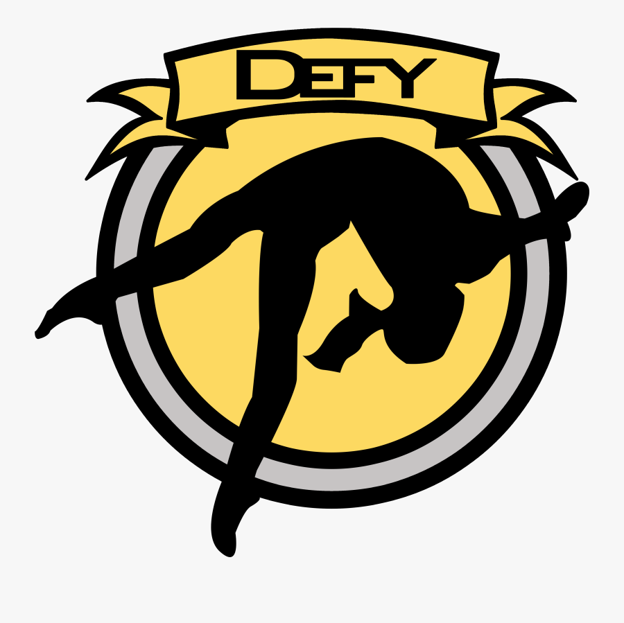 Defy Tumbling Academy - Ribbon Banner Transparent Background, Transparent Clipart