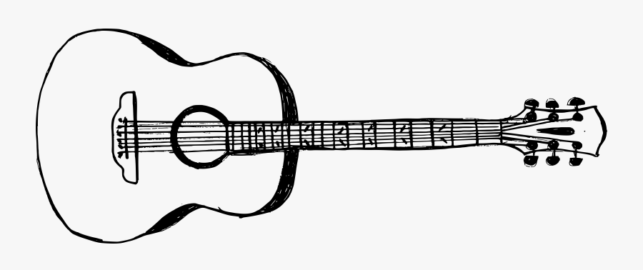 Guitar Drawing Transparent Background, Transparent Clipart