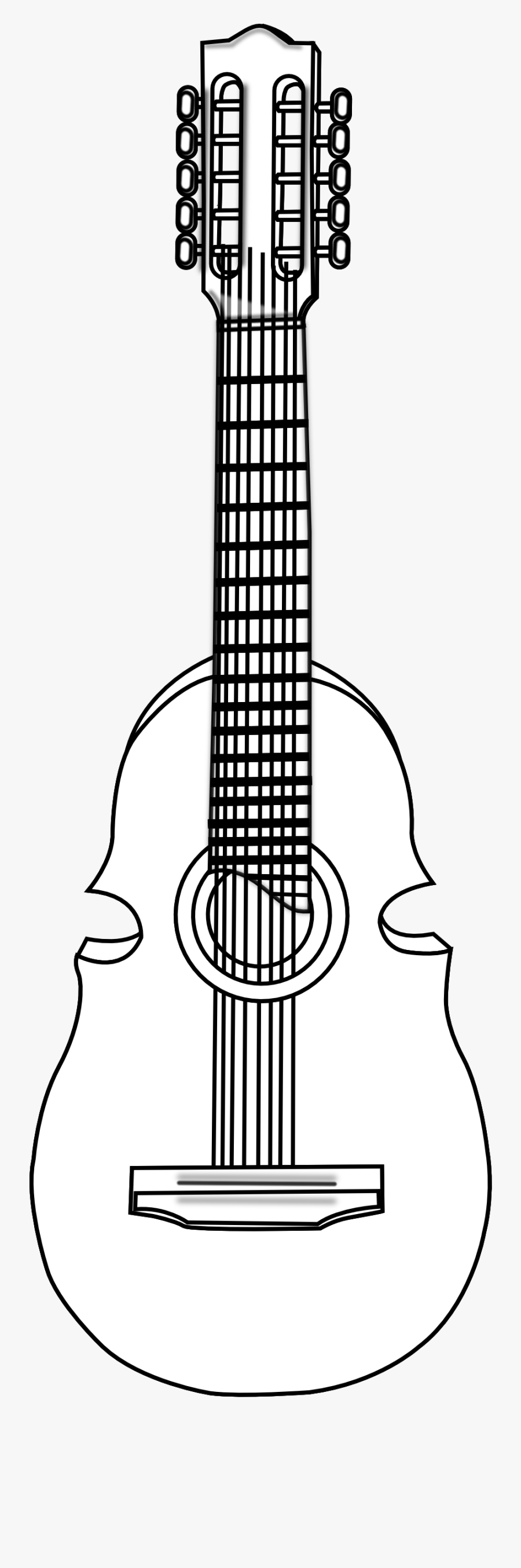 Cuatro Guitar Clip Art, Transparent Clipart