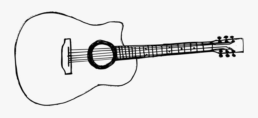 Guitar Drawing Png, Transparent Clipart