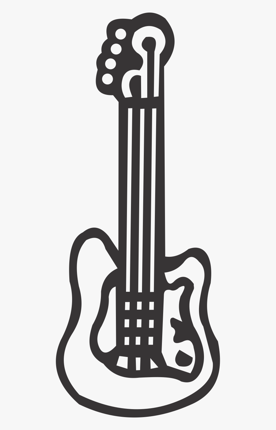 Guitar, Transparent Clipart
