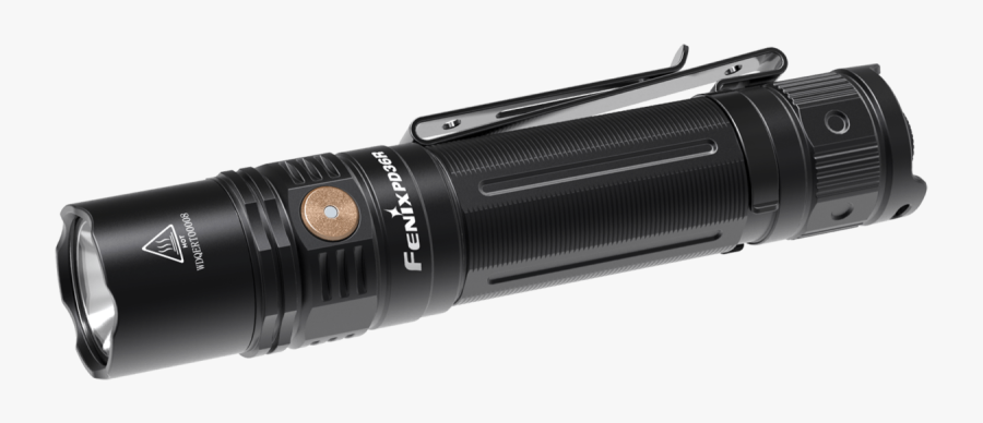 New Fenix Pd36r Rechargeable Flashlight - Fenix Pd36r, Transparent Clipart