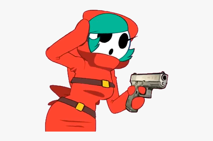 Fictional Character Cartoon Clip Art - Shy Gal Gun, Transparent Clipart