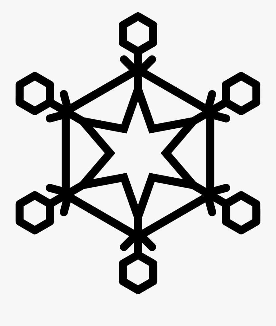 Snowflake - Vector Transparent Snowflake, Transparent Clipart