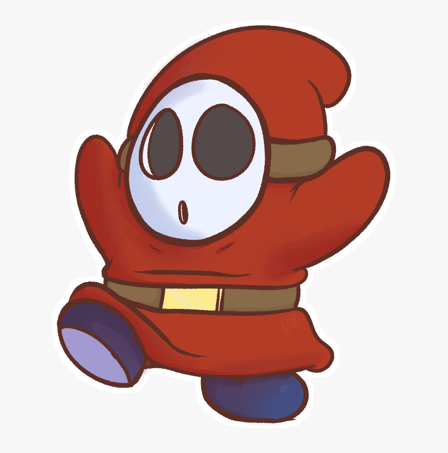 Shy Guy - Cartoon, Transparent Clipart