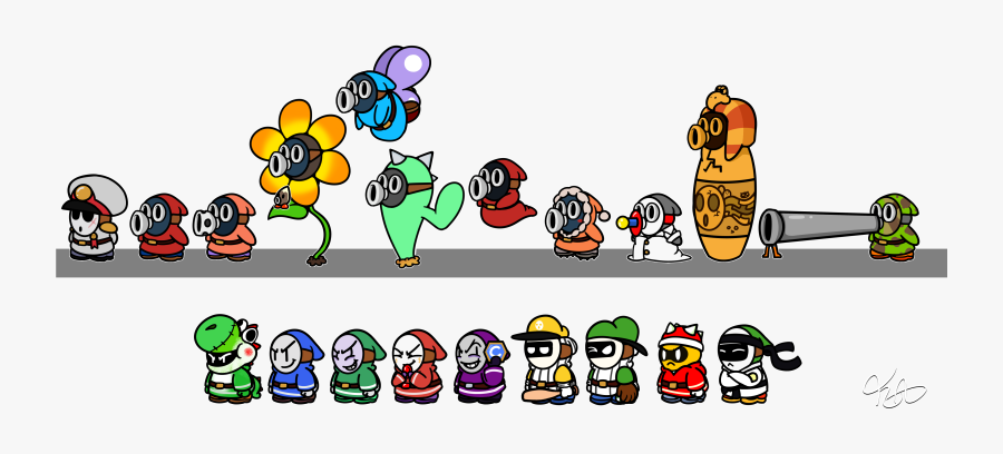 Some More Guys Who Qualify As Shy - Paper Mario Snifit, Transparent Clipart