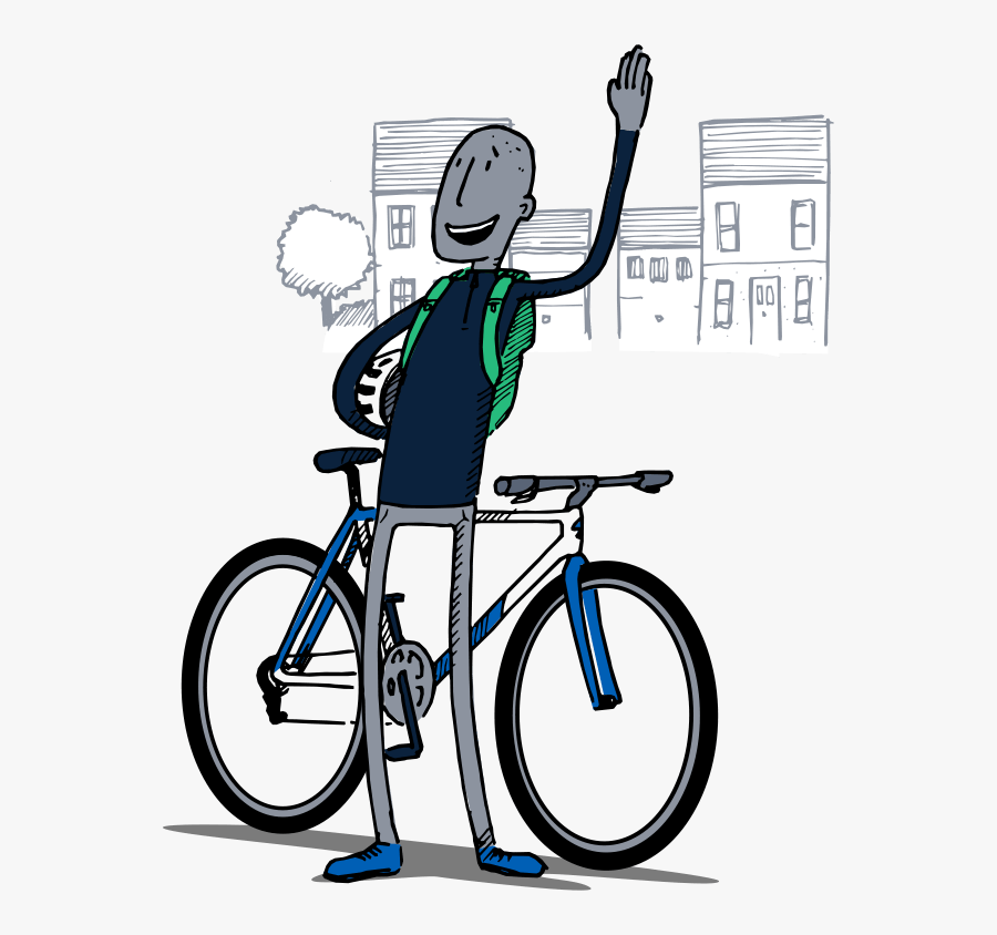 Road Bicycle, Transparent Clipart