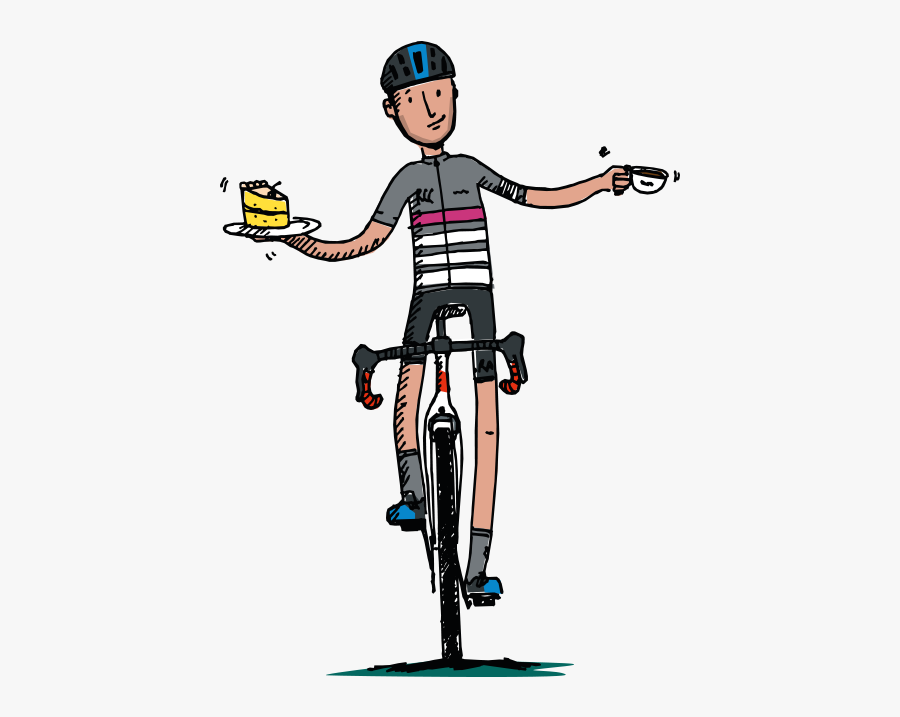 Cycling Inspired Illustrations, Transparent Clipart