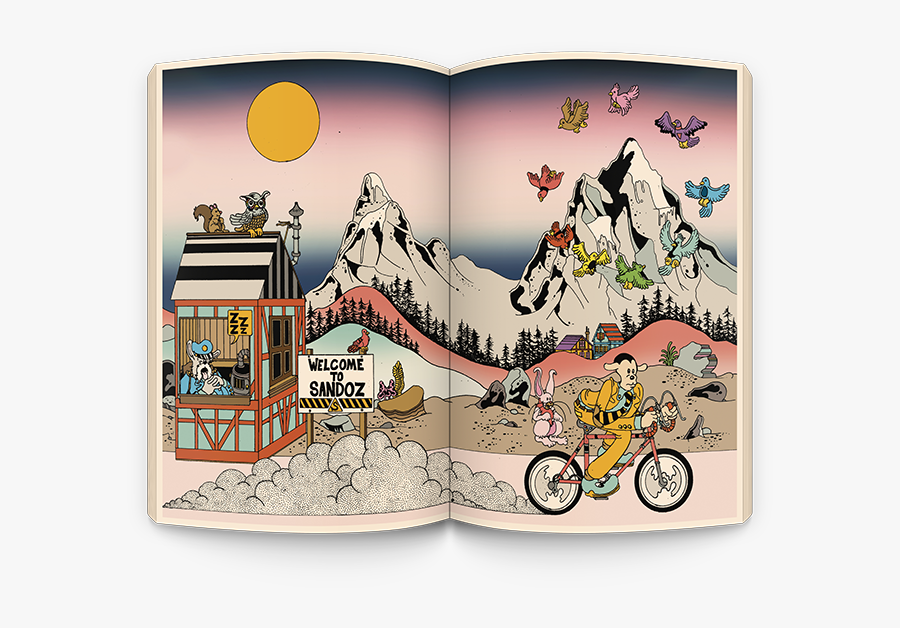 Brian Blomerth Bicycle Day, Transparent Clipart