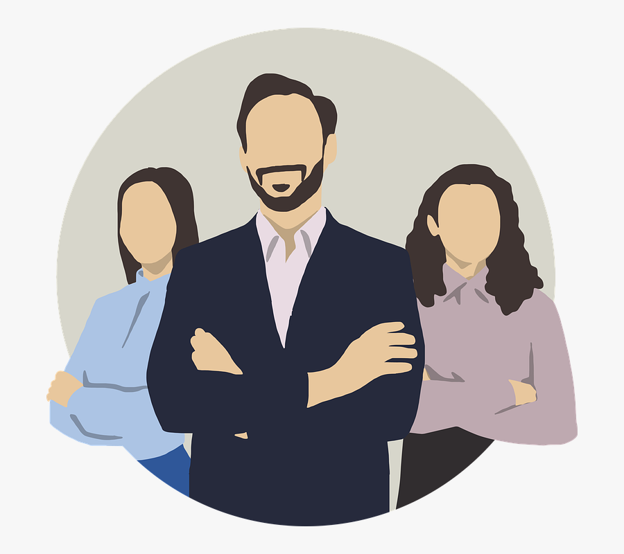 People, Business, Man, Corporate, Company, Teamwork - Cartoon, Transparent Clipart