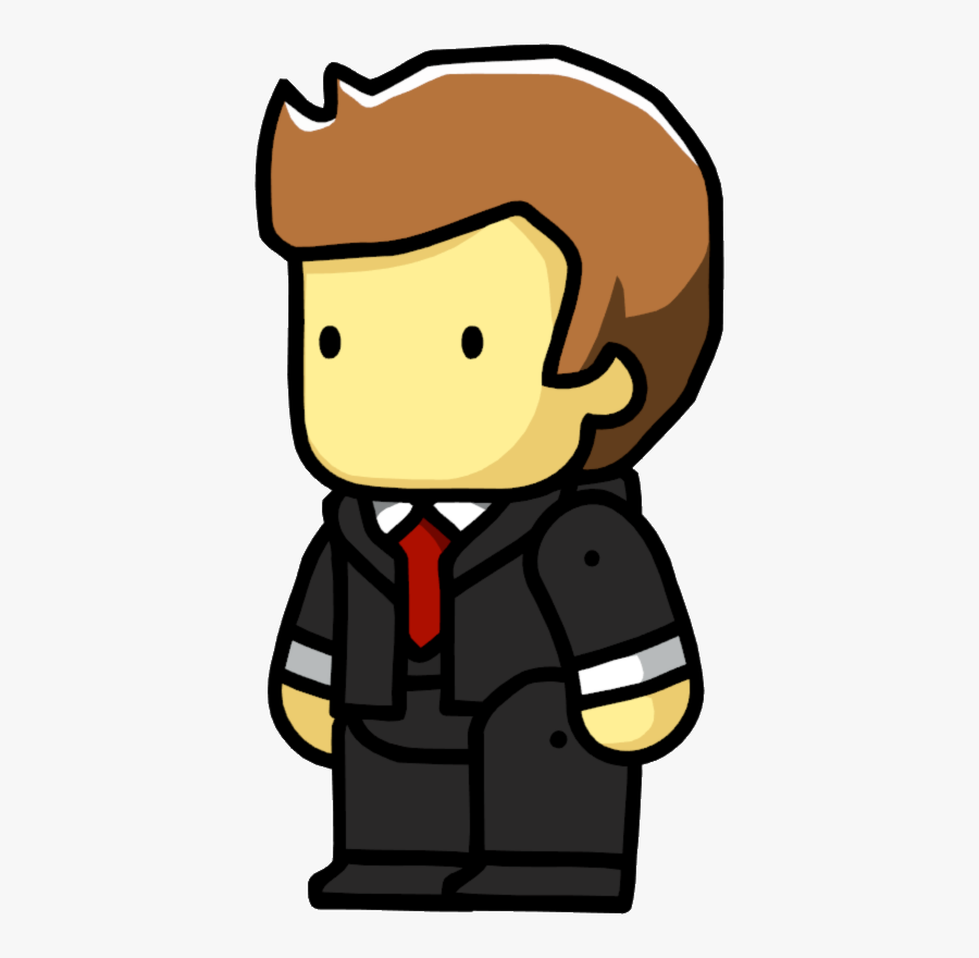 Businessman Male - Scribblenauts Suit, Transparent Clipart
