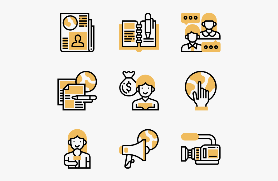 Journalist - Business And Economics Vector, Transparent Clipart