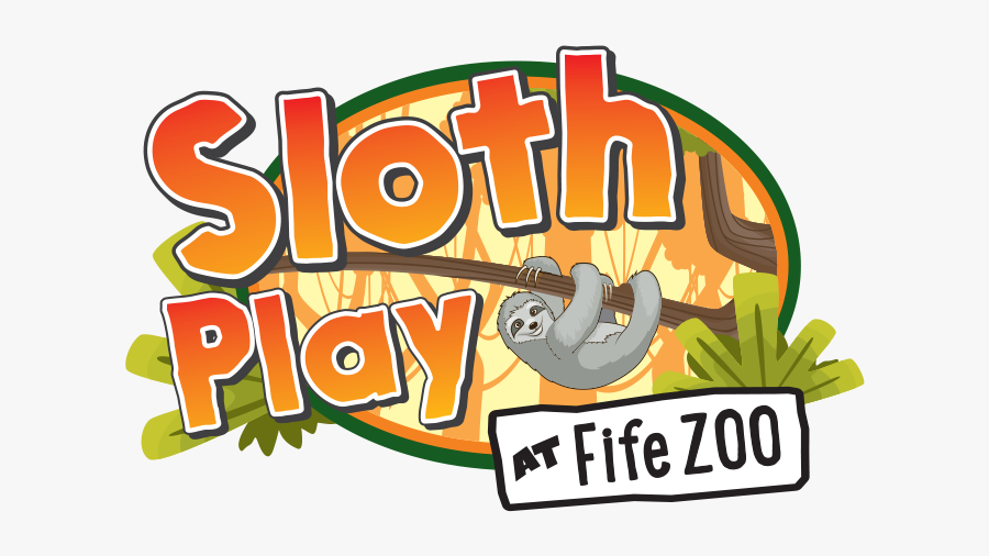 Sloth Play Logo, Transparent Clipart
