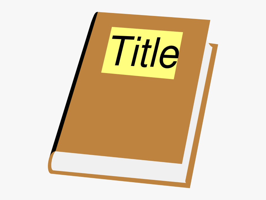 Title - Clipart - Title Clipart, Transparent Clipart