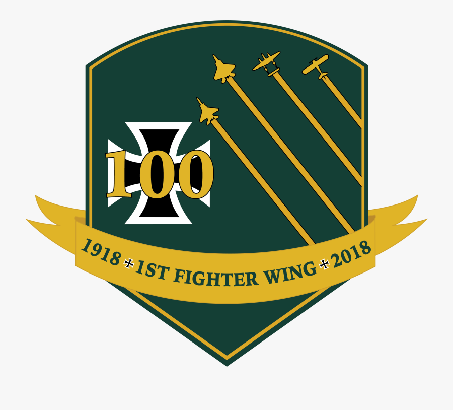 Logo And Coin Design Created For The 1st Fighter Wing’s - Emblem, Transparent Clipart