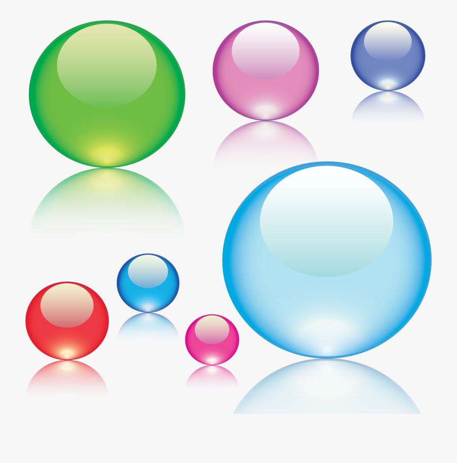 Free Glass Balls Vector - Marbles Clipart Png, Transparent Clipart