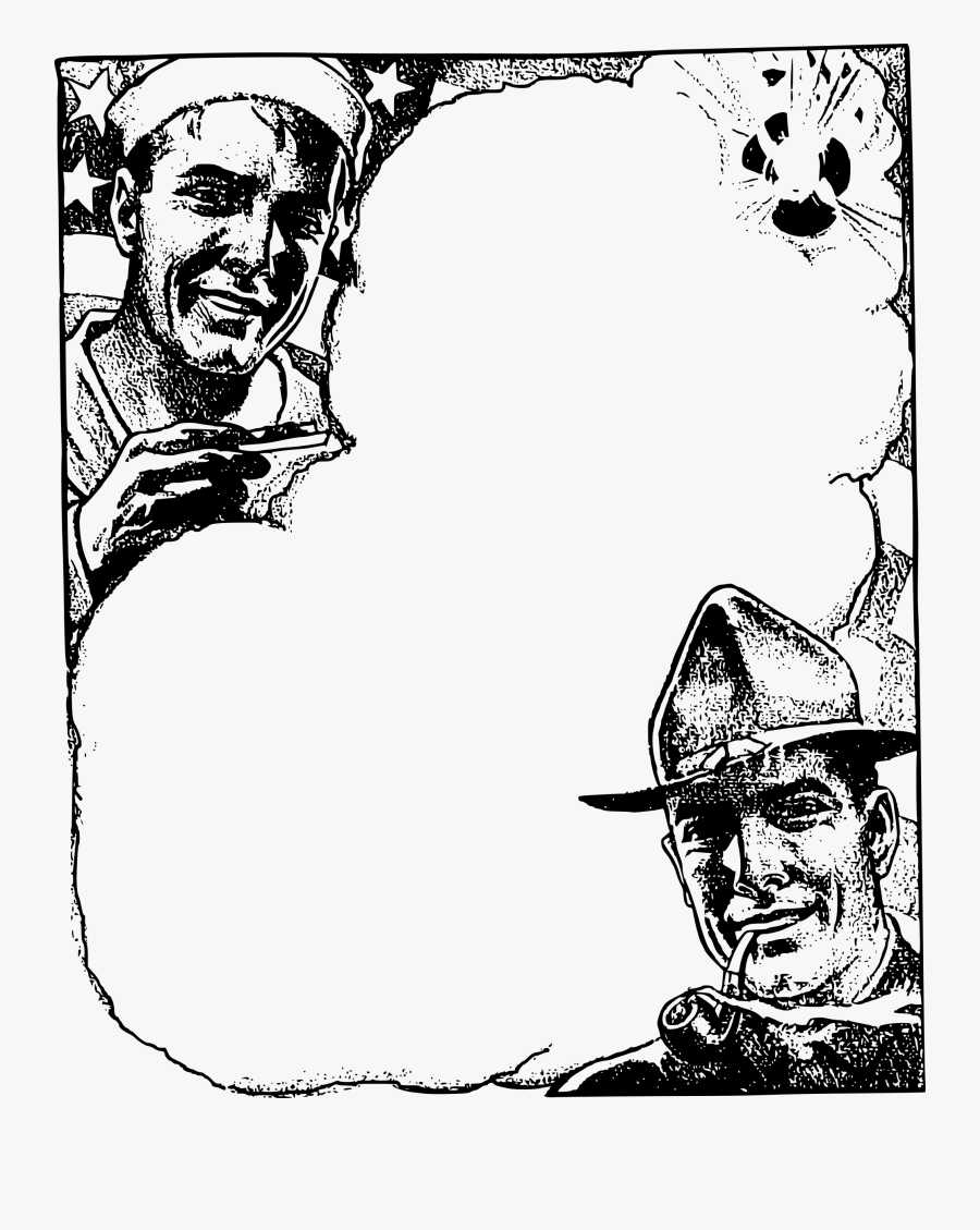 Two Fighting Men - Illustration, Transparent Clipart