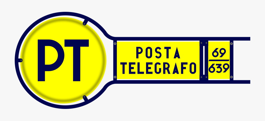 Post Office Sign Clip Arts - Poste E Telegrafi Logo, Transparent Clipart