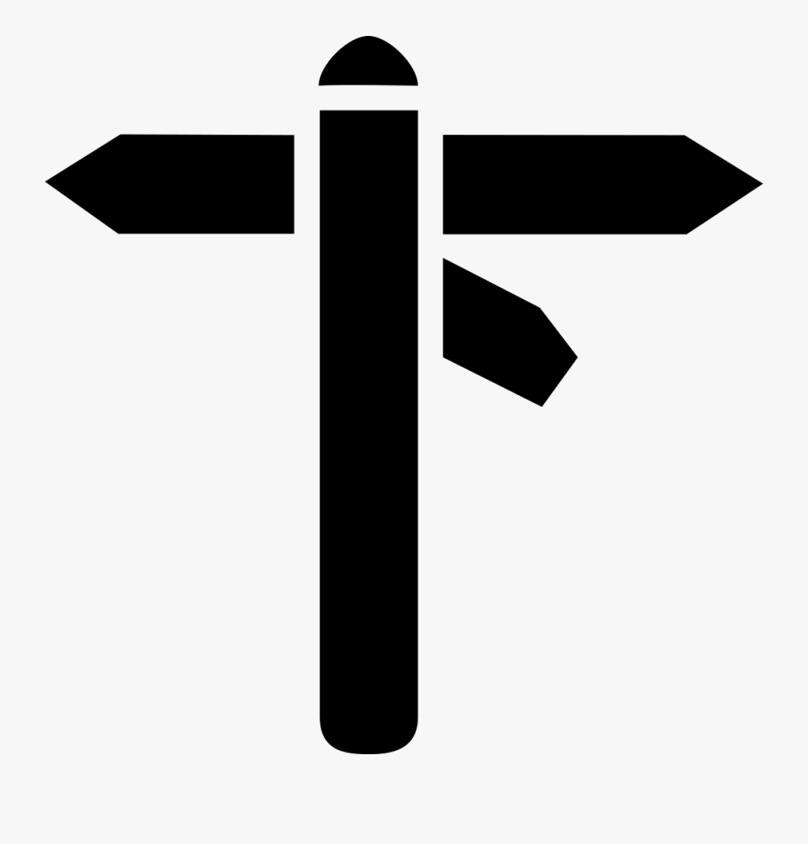 Sign Post, Transparent Clipart