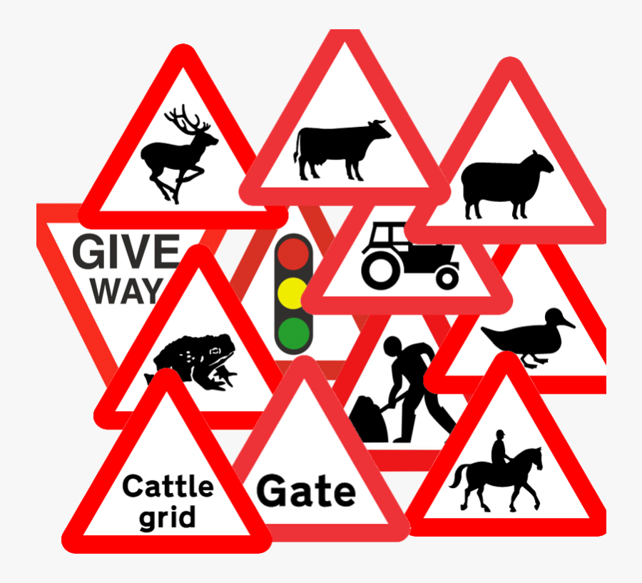 Reflective Road Signs - Traffic Sign, Transparent Clipart