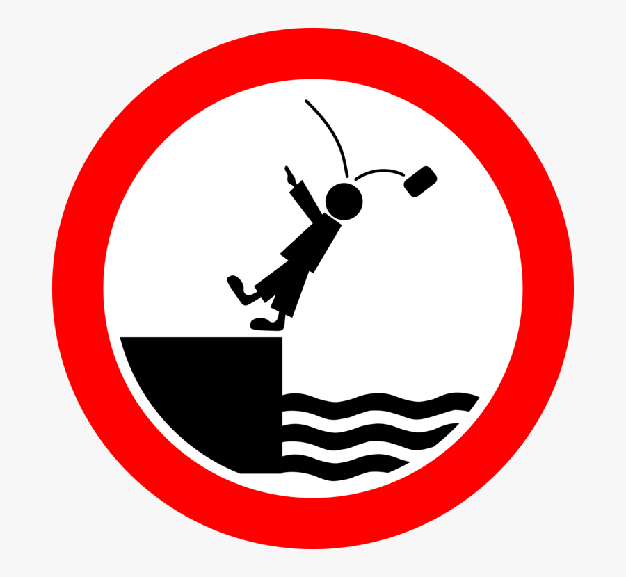 Transparent Wakeboarding Clipart - Funny Road Sign Clip Art, Transparent Clipart
