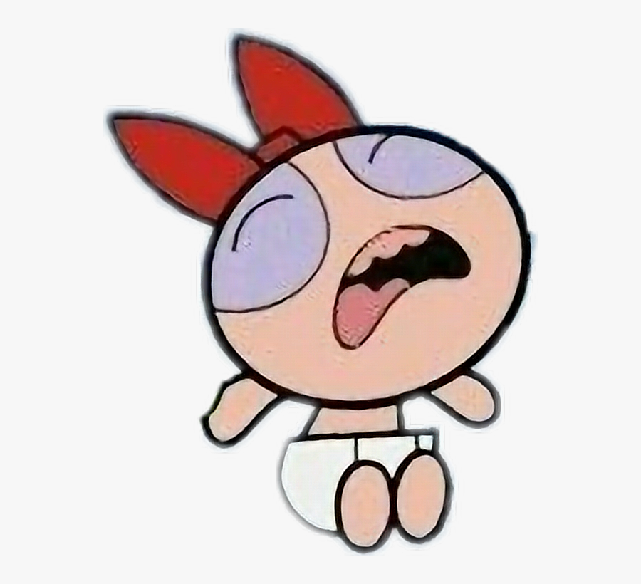 #blossom Baby #blossom #powerpuffgirls #crying #crying - Powerpuff Girls Baby Blossom, Transparent Clipart