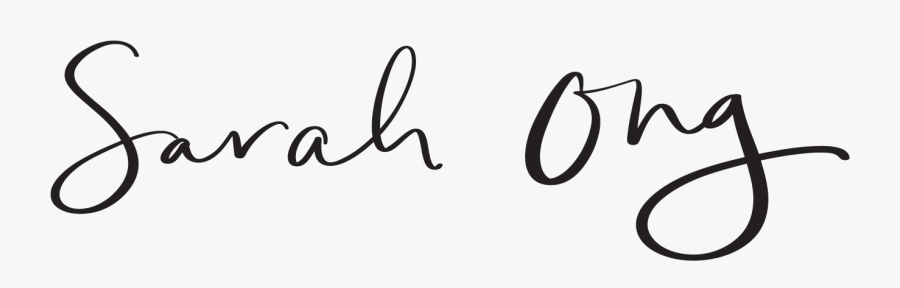 Sarah Ong - Calligraphy, Transparent Clipart