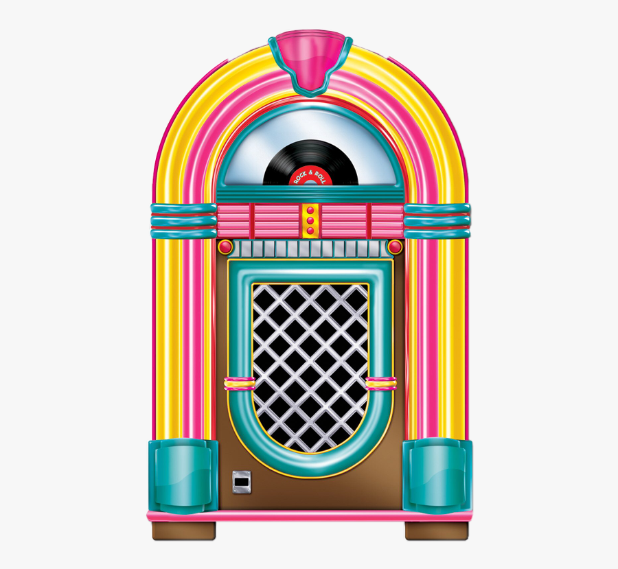 Transparent Jukebox Clipart - 50's Juke Box, Transparent Clipart