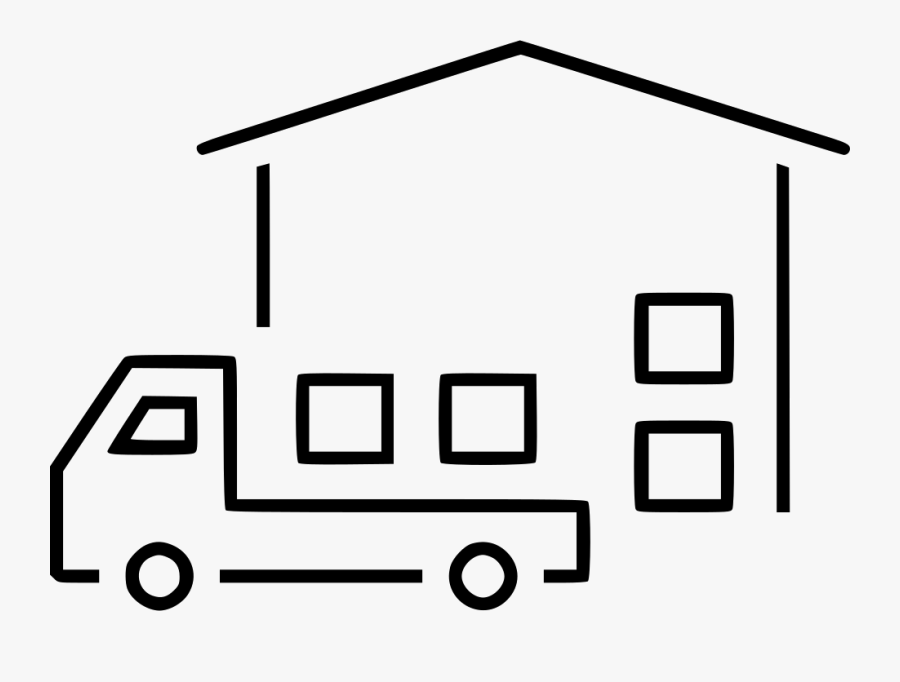 Delivery Storage Unit Warehouse Truck Comments - Clip Art, Transparent Clipart