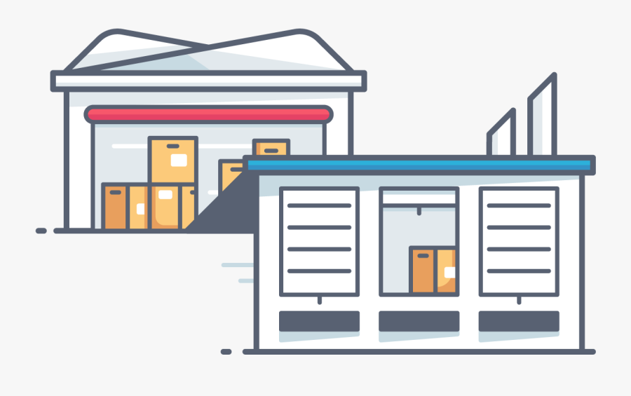 3pl Multiple Warehouses - Warehouses Png, Transparent Clipart