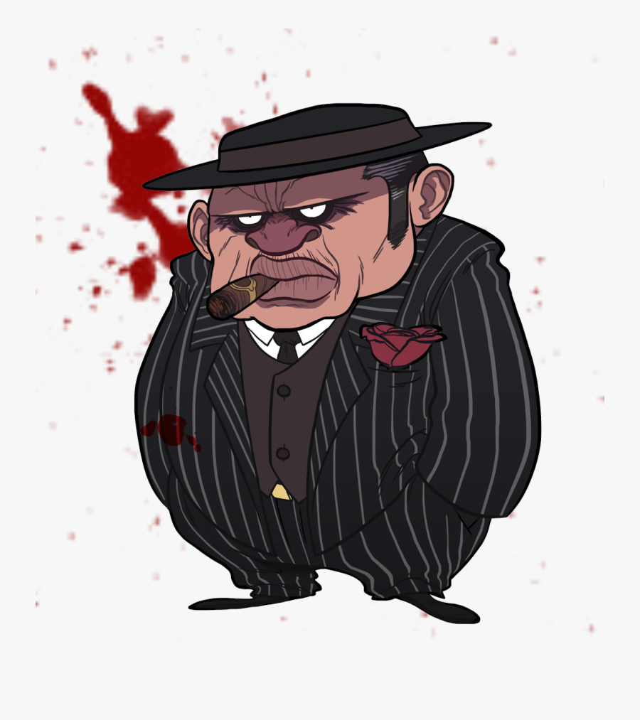 Gangster Character Sicilian Mafia - Mafia Dude, Transparent Clipart
