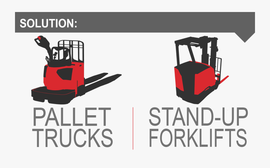 Forklifts, Lift Trucks - Illustration, Transparent Clipart