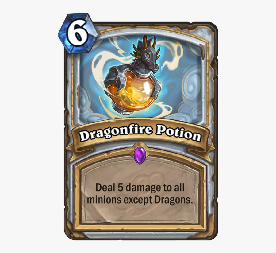 Clip Art Hearthstone Card Top Decks - Dragonfire Potion, Transparent Clipart