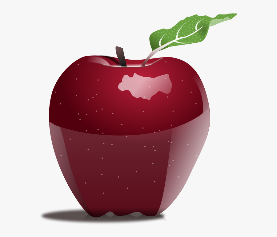 Apple Svg Clip Arts - Alimentos De Color Rojo, Transparent Clipart
