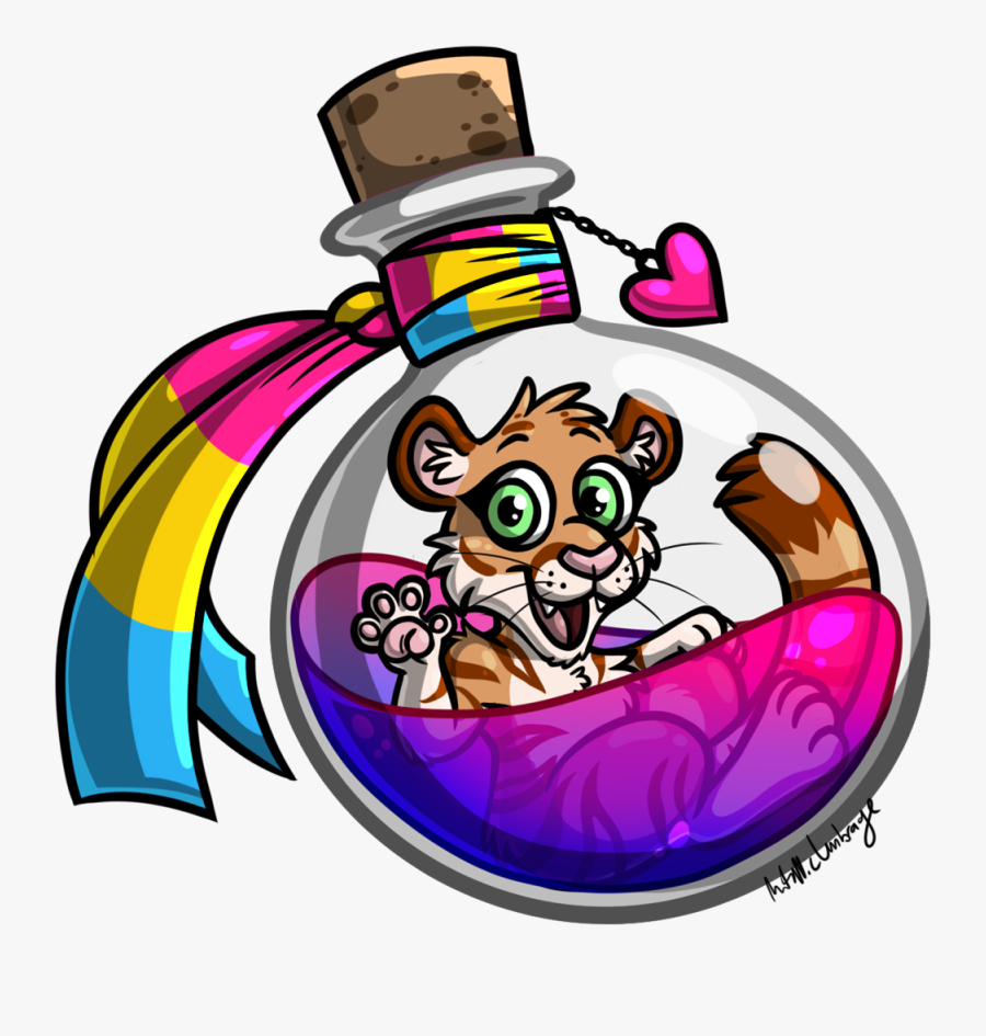 Pride Potion, Transparent Clipart