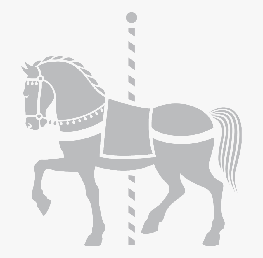 Transparent Carousel Horse Png - Mane, Transparent Clipart