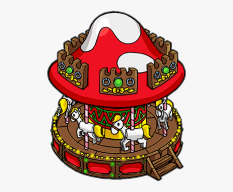 Smurfs Village Carousel, Transparent Clipart