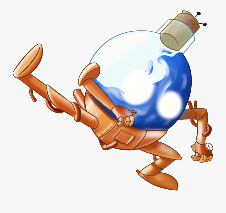 Str-pot "stir Pot", The Strongest Potion - Cartoon, Transparent Clipart