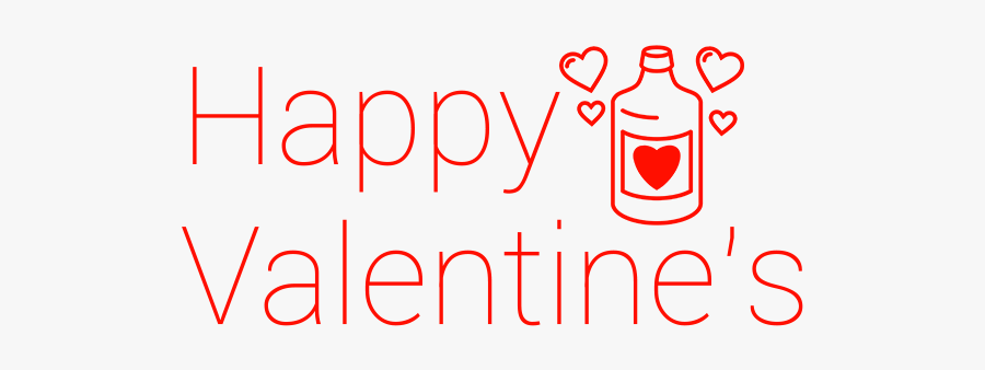 Happy Valentine"s Love Potion Clip Arts - Graphics, Transparent Clipart