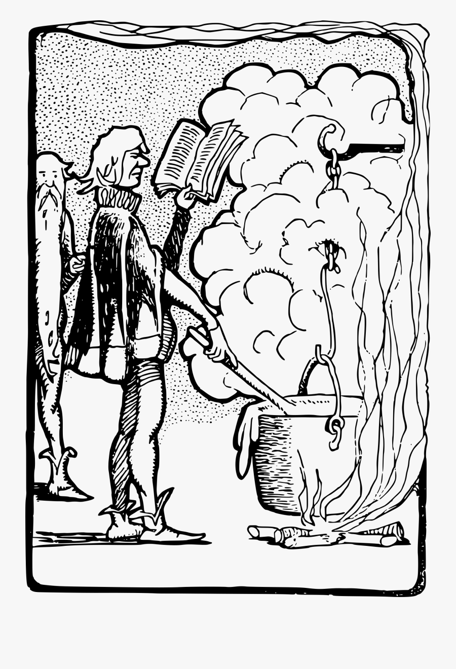 Reading Magic Potion Clip Arts - Illustration, Transparent Clipart