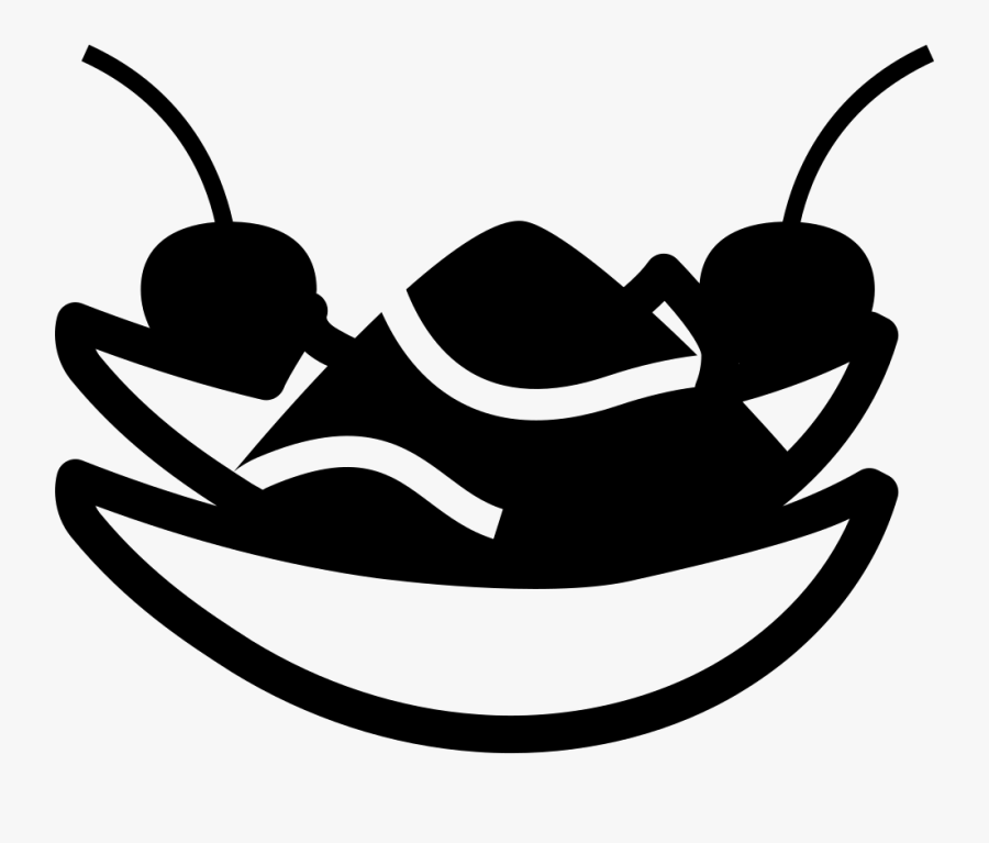 Banana Split, Transparent Clipart