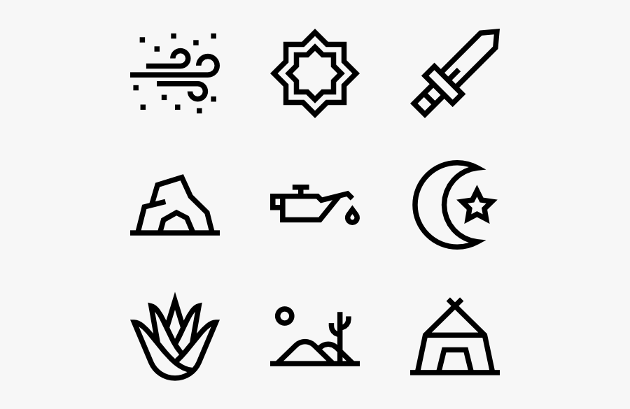 Desert - Science Icon Png, Transparent Clipart