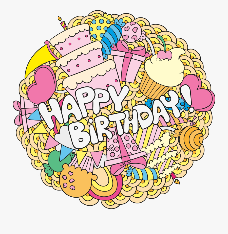 Birthday Cake Greeting Card Happy Birthday To You - Greeting Card, Transparent Clipart