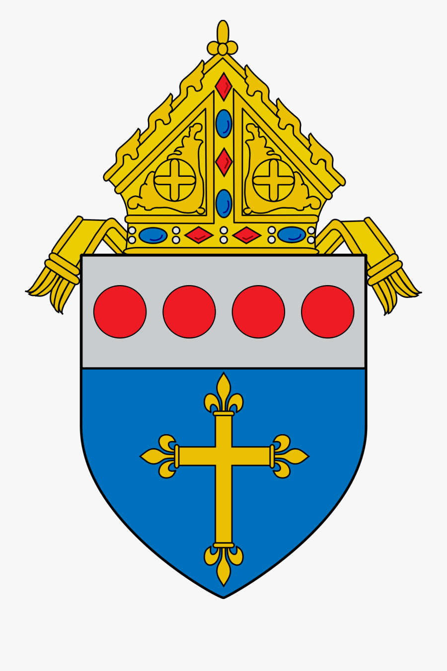 Archdiocese Of Denver Coat Of Arms, Transparent Clipart