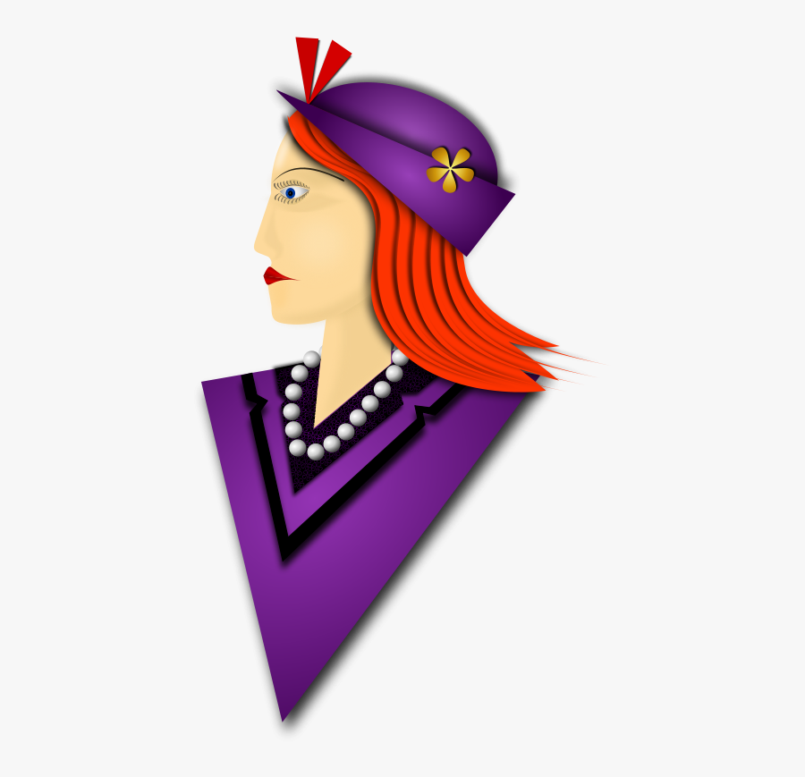 Elegance 4 - Boina Roja Resumen, Transparent Clipart