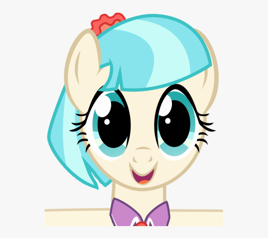 Rarity Applejack Pony Hair Face Facial Expression Nose - Coco Pommel Face, Transparent Clipart
