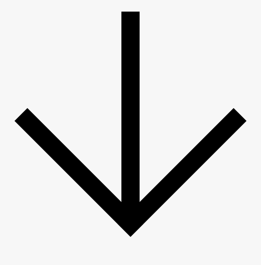 Normal Ordination - Fletxa Para Abajo, Transparent Clipart